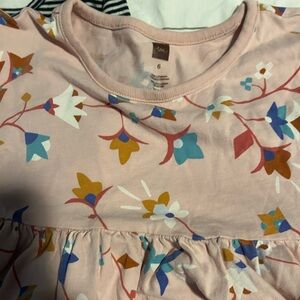 Three size 6 Tea Collection long-sleeved dresses.